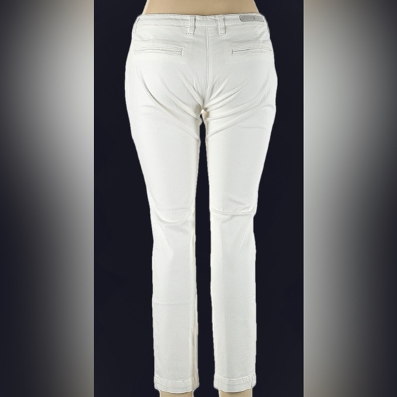 Eleventy White Casual Cotton Skinny Leg Pants NWOT 31 - Picture 3 of 12